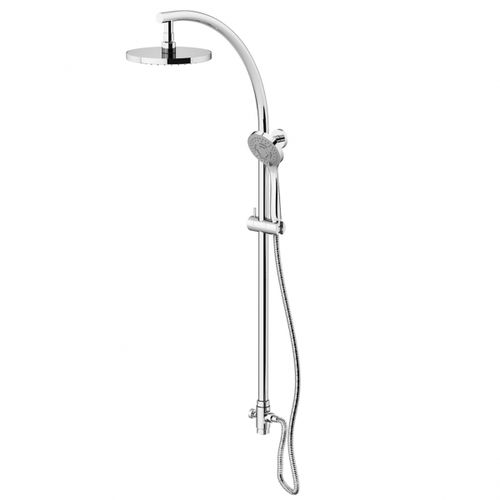 Set de douche mural - 1096/PD - GATTONI RUBINETTERIA - contemporain / avec douche à main / avec pommeau sur colonne fixe