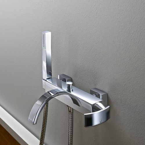 Mitigeur pour baignoire - FLAT: 4000 - GATTONI RUBINETTERIA - de douche / mural / en métal chromé