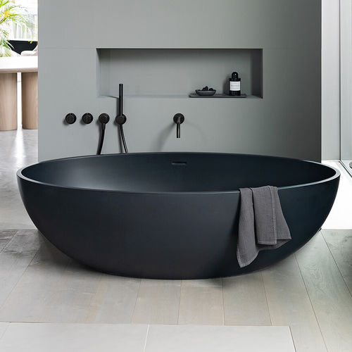 Baignoire ovale - ATLANTIS - COCOON - ronde / à poser / à usage professionnel