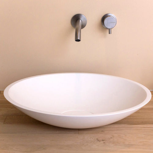 Vasque à poser - BOWL 1.1 - COCOON - en Solid Surface / ronde / sans trou