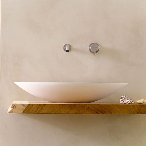 Vasque à poser - BOWL 2.1 - COCOON - en Solid Surface / ovale / sans trou