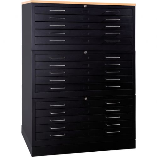 Armoire de classement haute - GURKAN - en métal / à tiroirs / contemporaine
