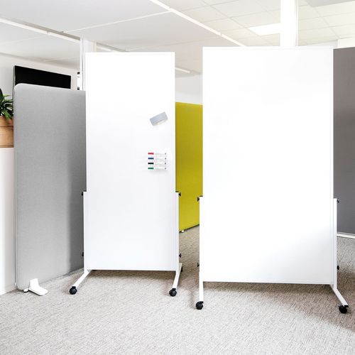 Panneau d'affichage d'intérieur - MAULsolid  - MAUL - mobile / chevalet / aluminium