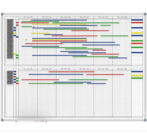 Tableau blanc - MAULSTANDARD  - MAUL - mural / en plastique / en aluminium