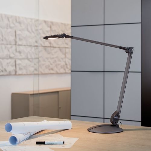 Lampe de bureau - MAULOPTIMUS  - MAUL - en aluminium anodisé / en plastique / contemporaine