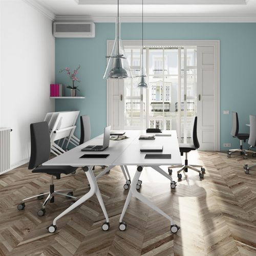 Bureau pour open space - 2MOVE - JG Group - contemporain / en métal / en mélaminé
