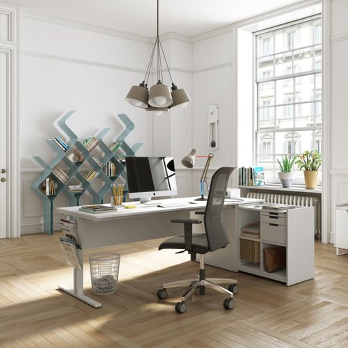 Bureau pour open space - TWORK - JG Group - contemporain / en métal / en mélaminé