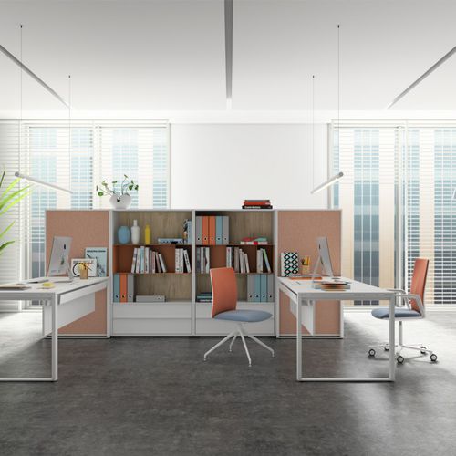 Armoire de classement basse - 60/40 - JG Group - en bois / modulaire / contemporaine