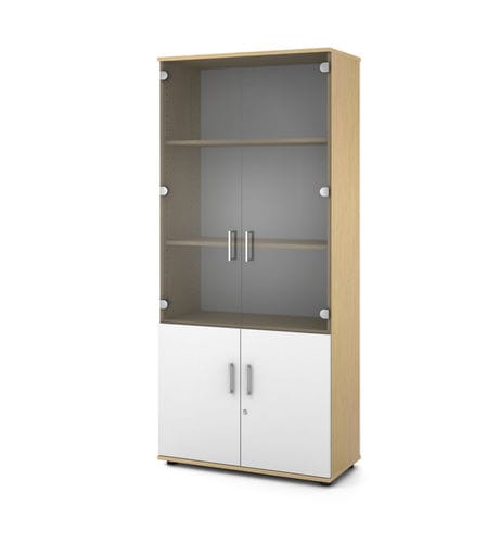 Armoire de classement haute - LP-200DE - JG Group - en bois / en placage de bois / modulaire
