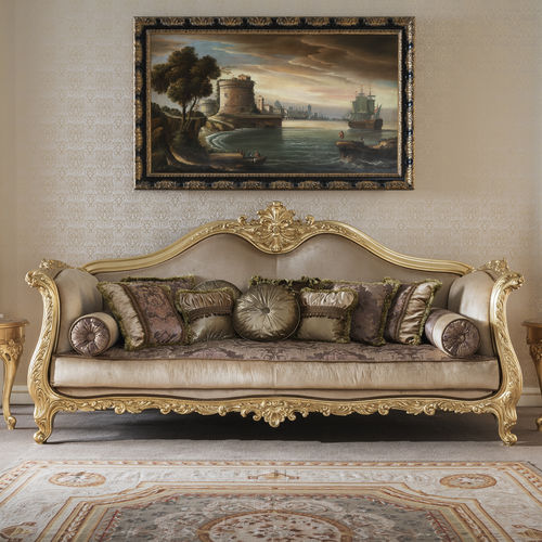 Canapé de style - 15440 - Modenese Luxury Interiors - en tissu / sur mesure / fait main