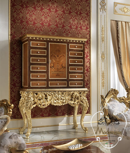 Buffet sur pieds hauts - 15611 - Modenese Luxury Interiors - design nouveau baroque / en bois massif / pour hôtel