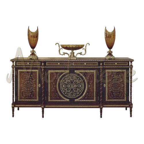 Buffet de style - 14129 - Modenese Luxury Interiors - en bois / avec tiroirs / à portes battantes