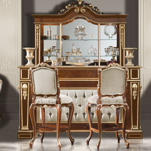 Comptoir de bar - 16107 - Modenese Luxury Interiors - en bois massif / droit