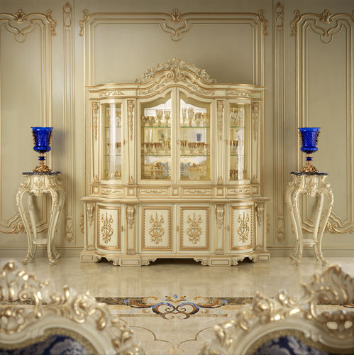 Buffet haut - 16125 - Modenese Luxury Interiors - classique / en bois / vitré