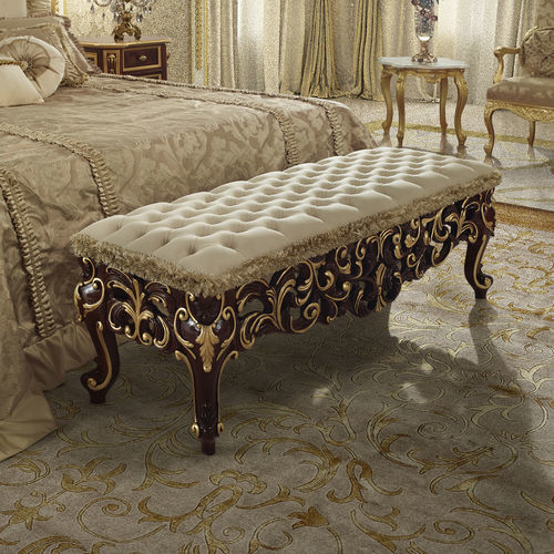 Bout de lit classique - 16538 - Modenese Luxury Interiors - en bois / en tissu / résidentiel