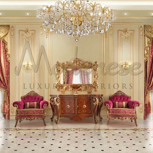 Buffet classique - 15139 - Modenese Luxury Interiors - en bois / Fabriqué en Italie / à portes battantes