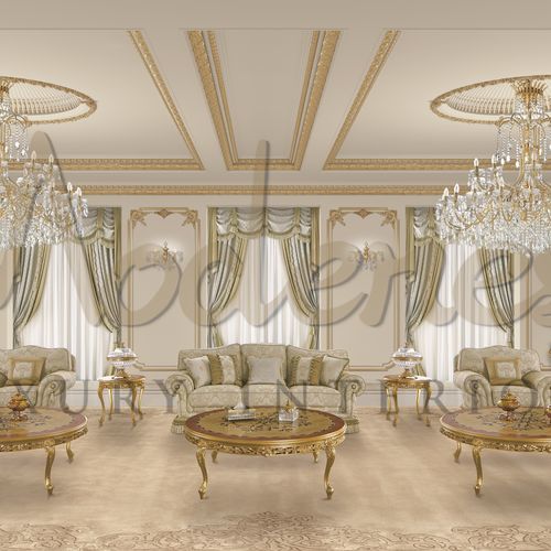 Canapé de style - 15452 - Modenese Luxury Interiors - en tissu / Fabriqué en Italie / couleur personnalisable