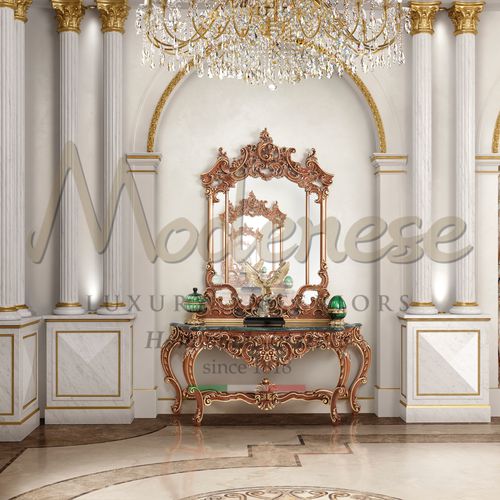 Console classique - 15813 - Modenese Luxury Interiors - en bois / en marbre / résidentielle