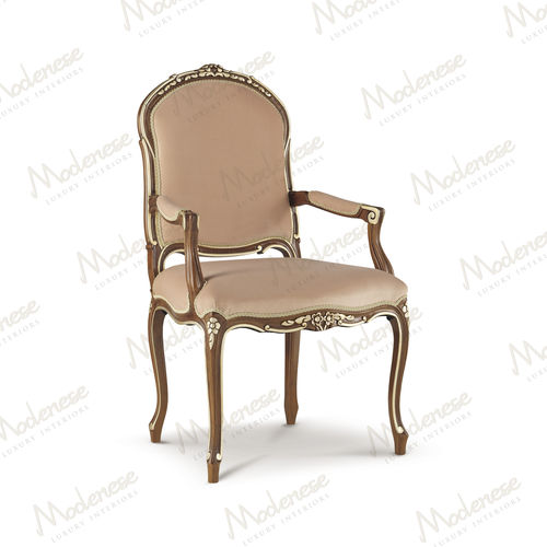 Chaise classique - 17521 - Modenese Luxury Interiors - d'intérieur / en bois / en tissu
