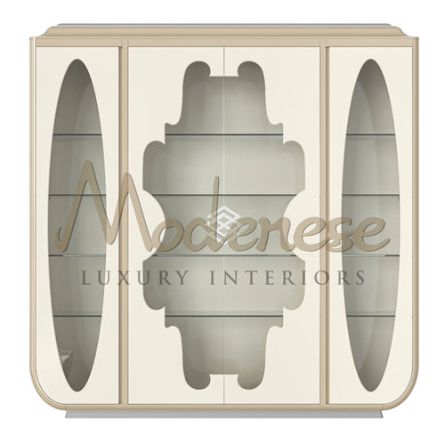 Vitrine armoire contemporaine - 20103 - Modenese Luxury Interiors - à poser / en bois / en hêtre