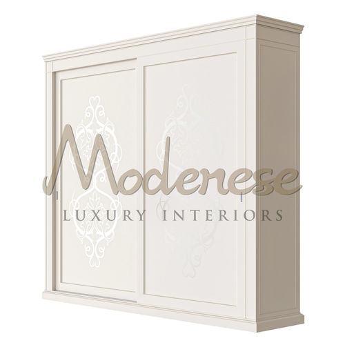 Armoire contemporaine - 21227 - Modenese Luxury Interiors - en bois laqué / à portes coulissantes