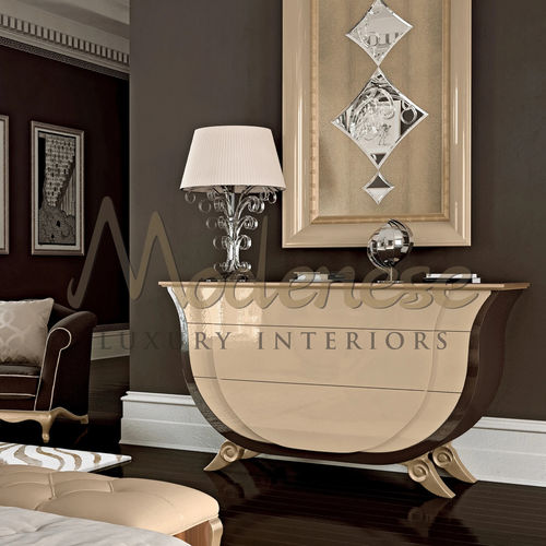 Chiffonnier contemporain - 21220 - Modenese Luxury Interiors - en bois laqué