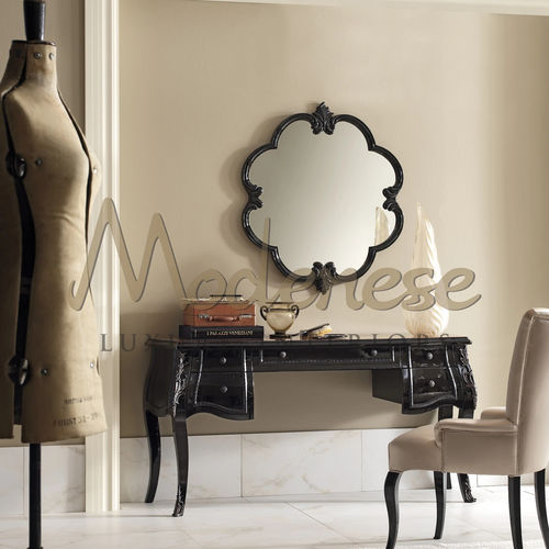 Coiffeuse baroque - 21210 - Modenese Luxury Interiors - en bois laqué / sur pied / sur mesure