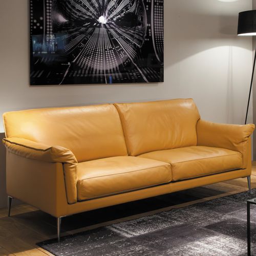 Canapé contemporain - HÉLIUM - Duvivier - en tissu / en cuir / avec accoudoirs