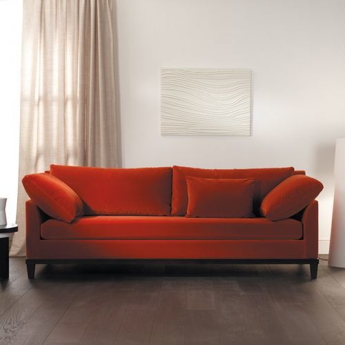 Canapé contemporain - MATTIEW - Duvivier - en tissu / en cuir / avec accoudoirs