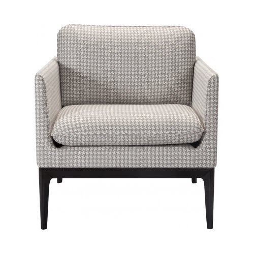 Fauteuil contemporain - ALLURE - Duvivier - en tissu / en cuir / en aluminium