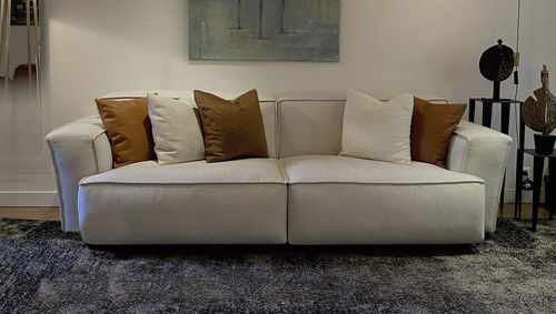 Canapé modulable - AUGUSTE - Duvivier - contemporain / en tissu / en cuir