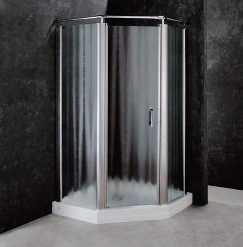 Cabine de douche en verre - ALEXANDER: 9731 - CAML-TOMLIN - avec porte pivotante / d'angle