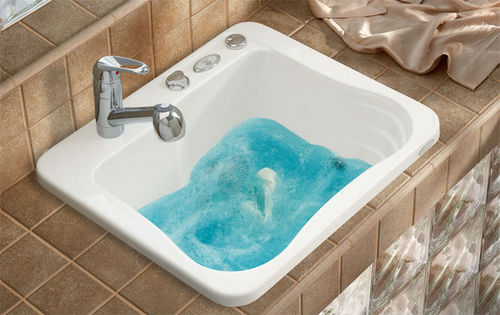 Lavabo lave-linge à encastrer - LT2521 - CAML-TOMLIN