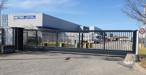 Portail autoportant - ULMALU 1000 V12 - TGO (TRAVAUX GENERAUX DE L'OUEST) - droit / gauche / en aluminium