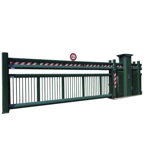 Portail coulissant - ULMALUPARK®  - TGO (TRAVAUX GENERAUX DE L'OUEST) - droit / gauche / en aluminium
