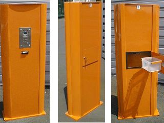 Borne de contrôle d'accès - P 800 PROX L-AV - TGO (TRAVAUX GENERAUX DE L'OUEST) - en fonte d'aluminium
