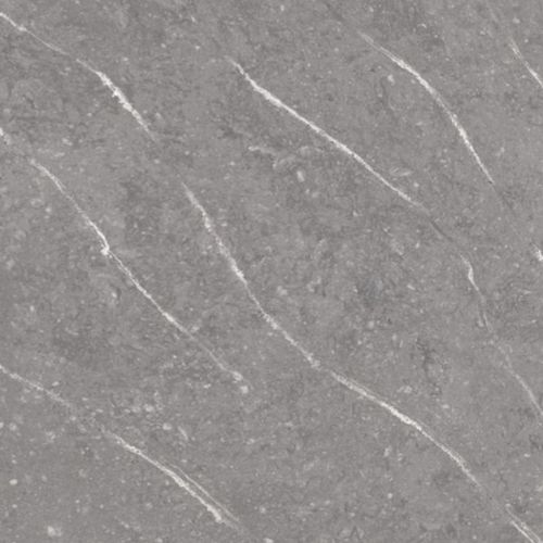 Plaque de pierre en quartz - 6140 Grigio Galaxy - OKITE - pour cuisine / brillante / grise
