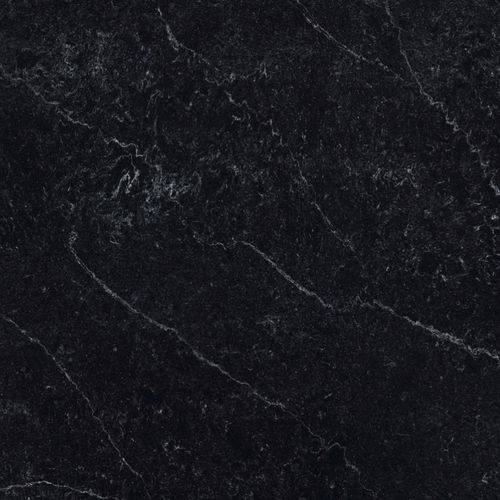 Plaque de pierre en quartz - 8064 Nero di Ormea - OKITE - pour cuisine / polie / noire