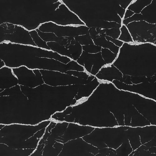 Plaque de pierre en quartz - 8069 Nero Marquinia - OKITE - pour cuisine / noire