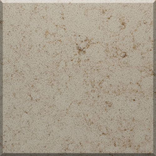 Plaque de pierre en quartz - 2253 Moka Cream - OKITE - pour cuisine / brillante / marron