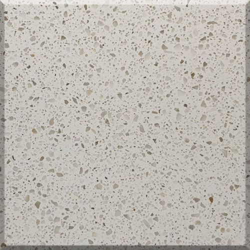 Plaque de pierre en quartz - 5009 Bianco Pro - OKITE - pour cuisine / blanche / beige
