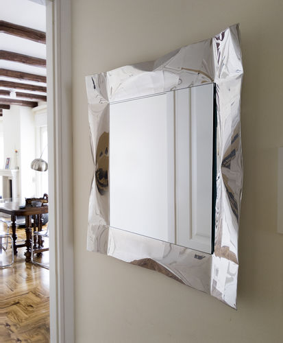 Miroir mural - SIGN - marco mazzei - pour salon d'esthétique / pour hôtel / pour chambre d'hôtel
