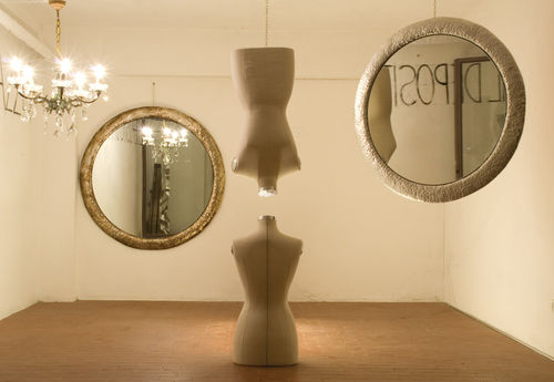 Miroir mural - VITESSE - marco mazzei - contemporain / rond / en métal