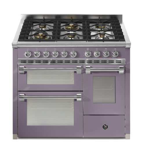 Cuisinière à gaz - ASCOT 100 / 3 - STEEL - électrique / 4 foyers / 6 foyers
