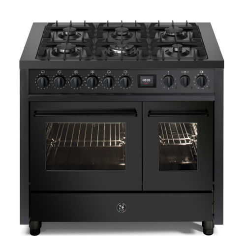 Cuisinière à gaz - ENFASI 100 - STEEL - électrique / 6 foyers / 5 foyers