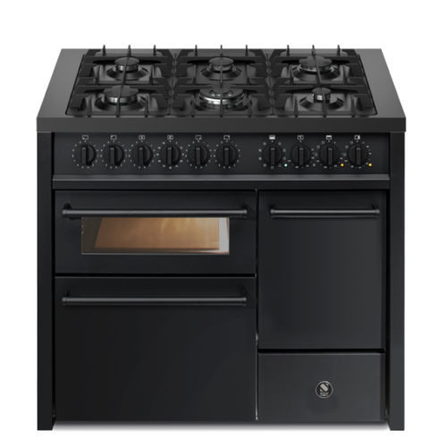 Cuisinière à gaz - ENFASI 100/3 - STEEL - électrique / 6 foyers / 5 foyers