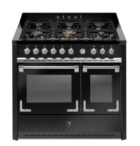 Cuisinière à gaz - OXFORD 100 - STEEL - électrique / 6 foyers / 5 foyers