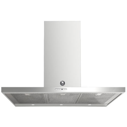 Hotte murale - ENFASI 100 - STEEL - professionnelle / avec conduit / avec éclairage intégré