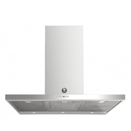 Hotte murale - ENFASI 90 - STEEL - professionnelle / avec conduit / avec éclairage intégré