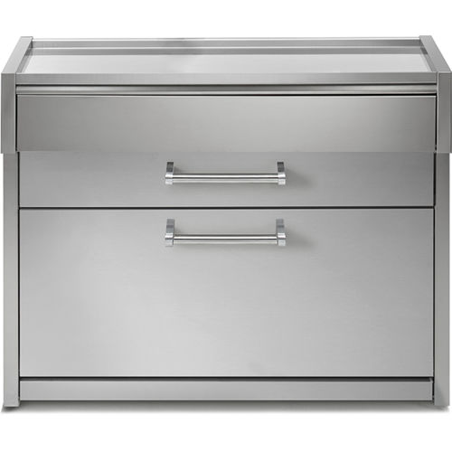 Élément de cuisine indépendant - GENESI 120  - STEEL - pose libre / avec tiroir